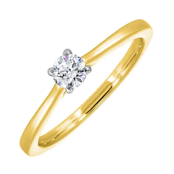 14KT White & Yellow Gold & Diamonds Stunning Fashion Ring - 1 CTW