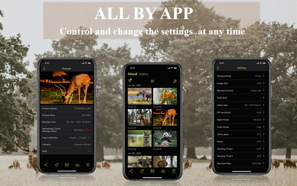 4G Trail Video Camera & GPS Tracker Smart Android / iOS App 24MP Photo 1080p FHD