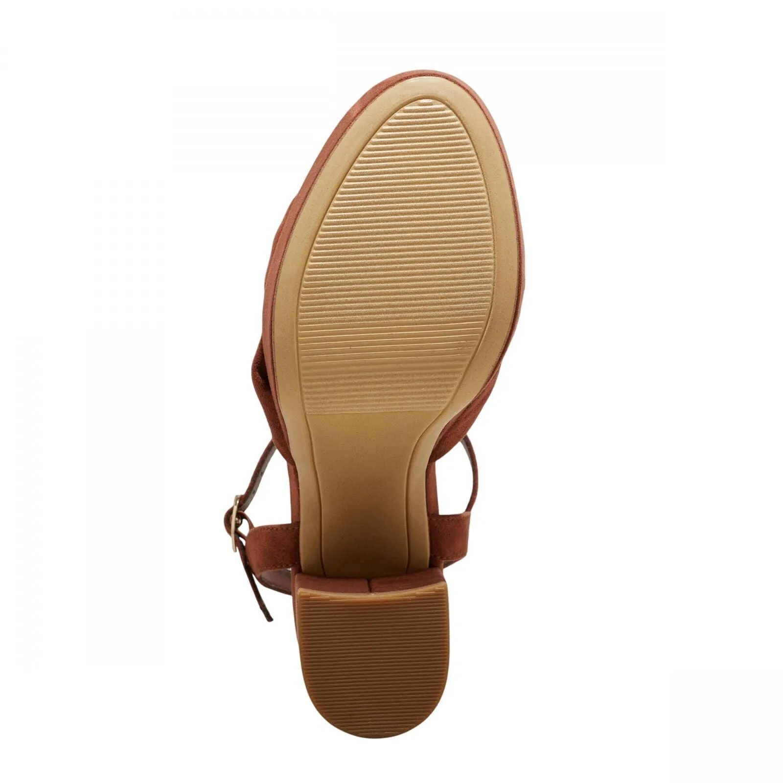A New Day Womens Riah Platform Heels with Memory Foam Insole 88075201 Brown 6.5M