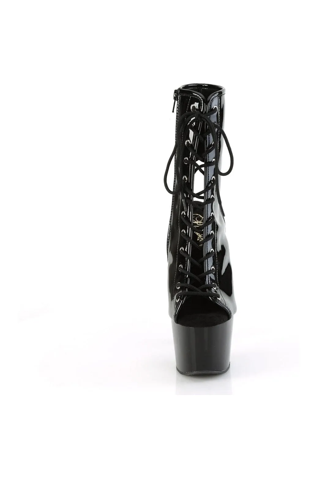 ADORE-1016 Black Patent Ankle Boot