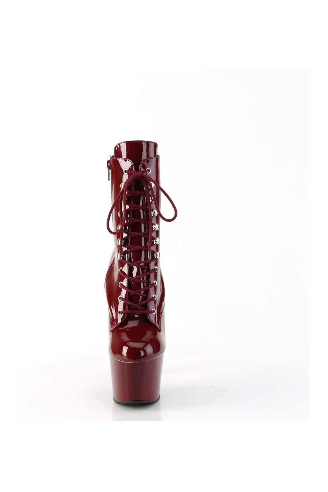 ADORE-1020 Burgundy Patent Ankle Boot