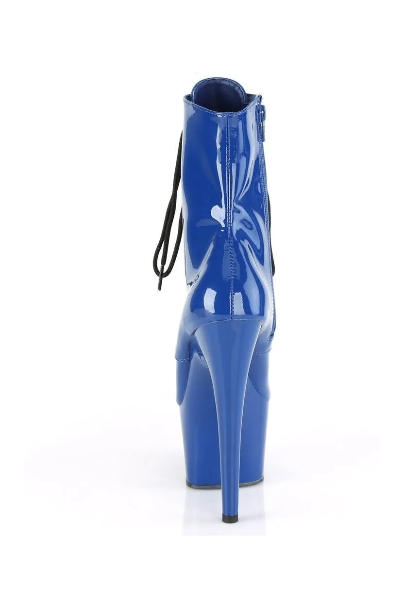 ADORE-1020 Exotic Ankle Boot | Blue Patent