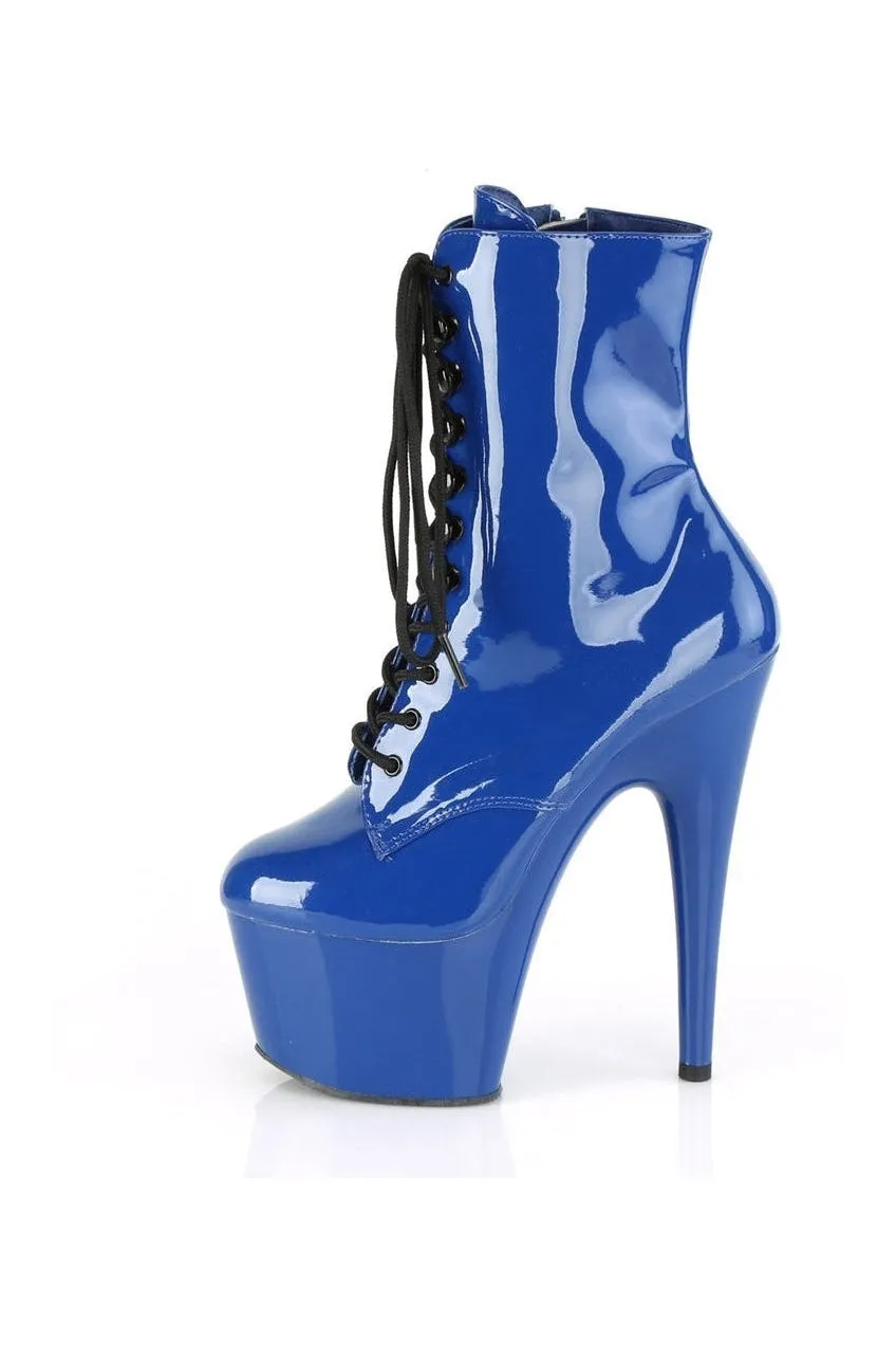 ADORE-1020 Exotic Ankle Boot | Blue Patent