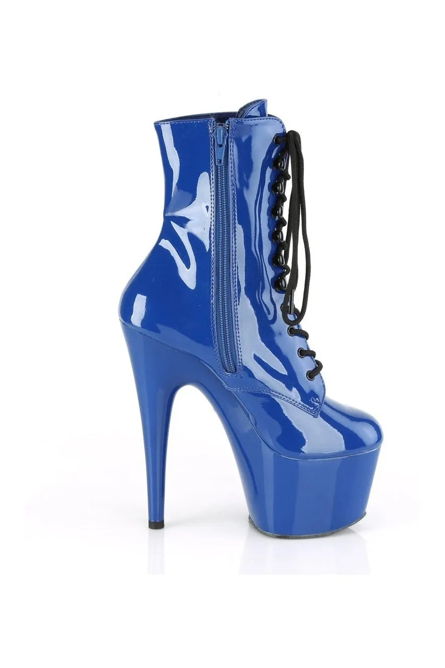 ADORE-1020 Exotic Ankle Boot | Blue Patent