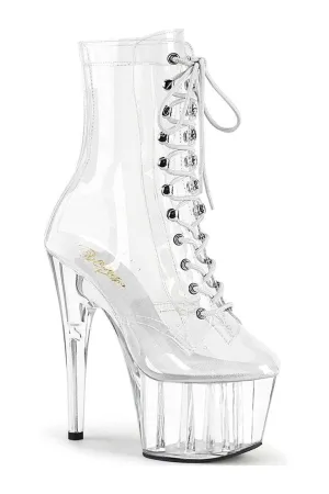 ADORE-1020C Ankle Boot | Clear Vinyl