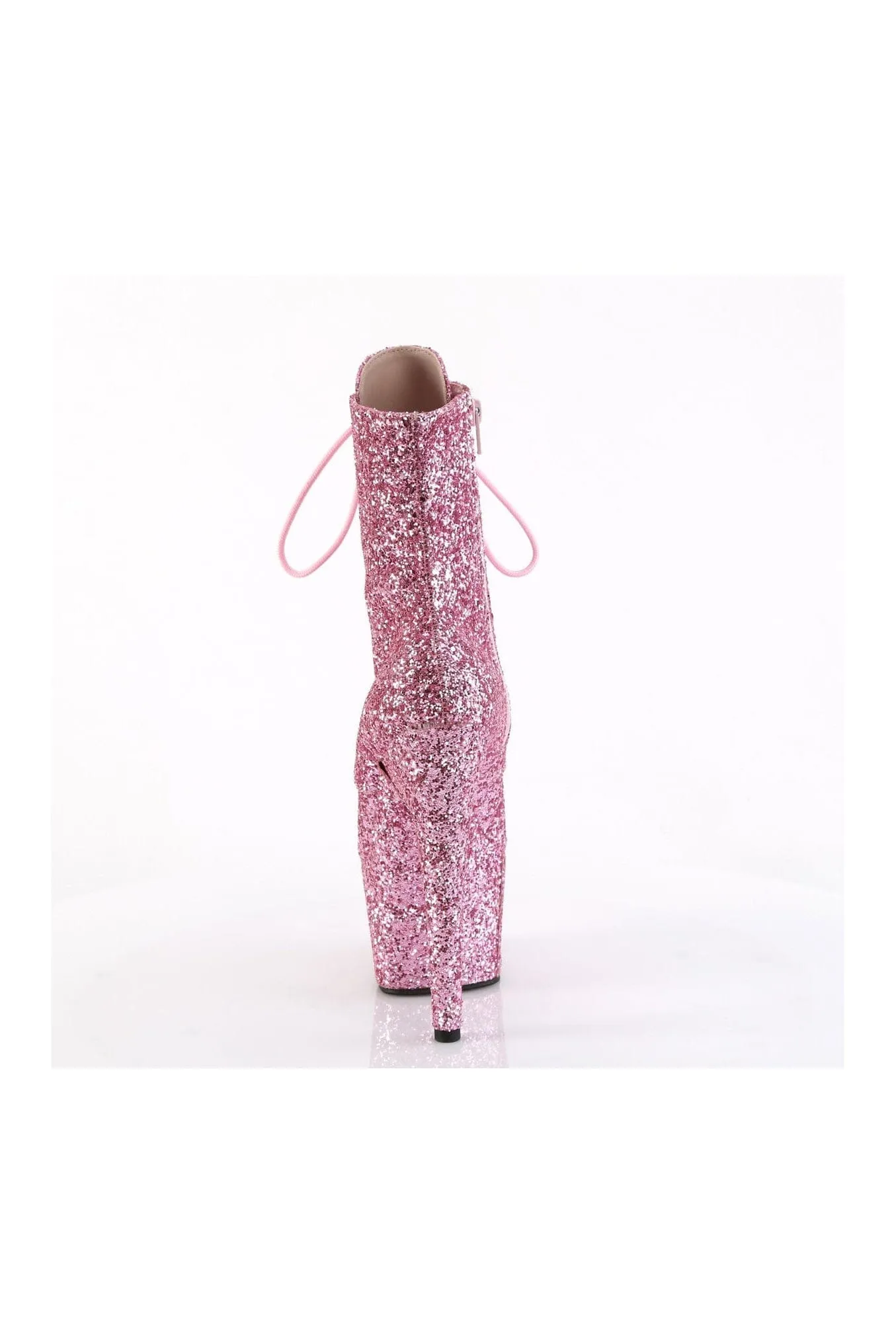 ADORE-1020GWR Pink Glitter Ankle Boot