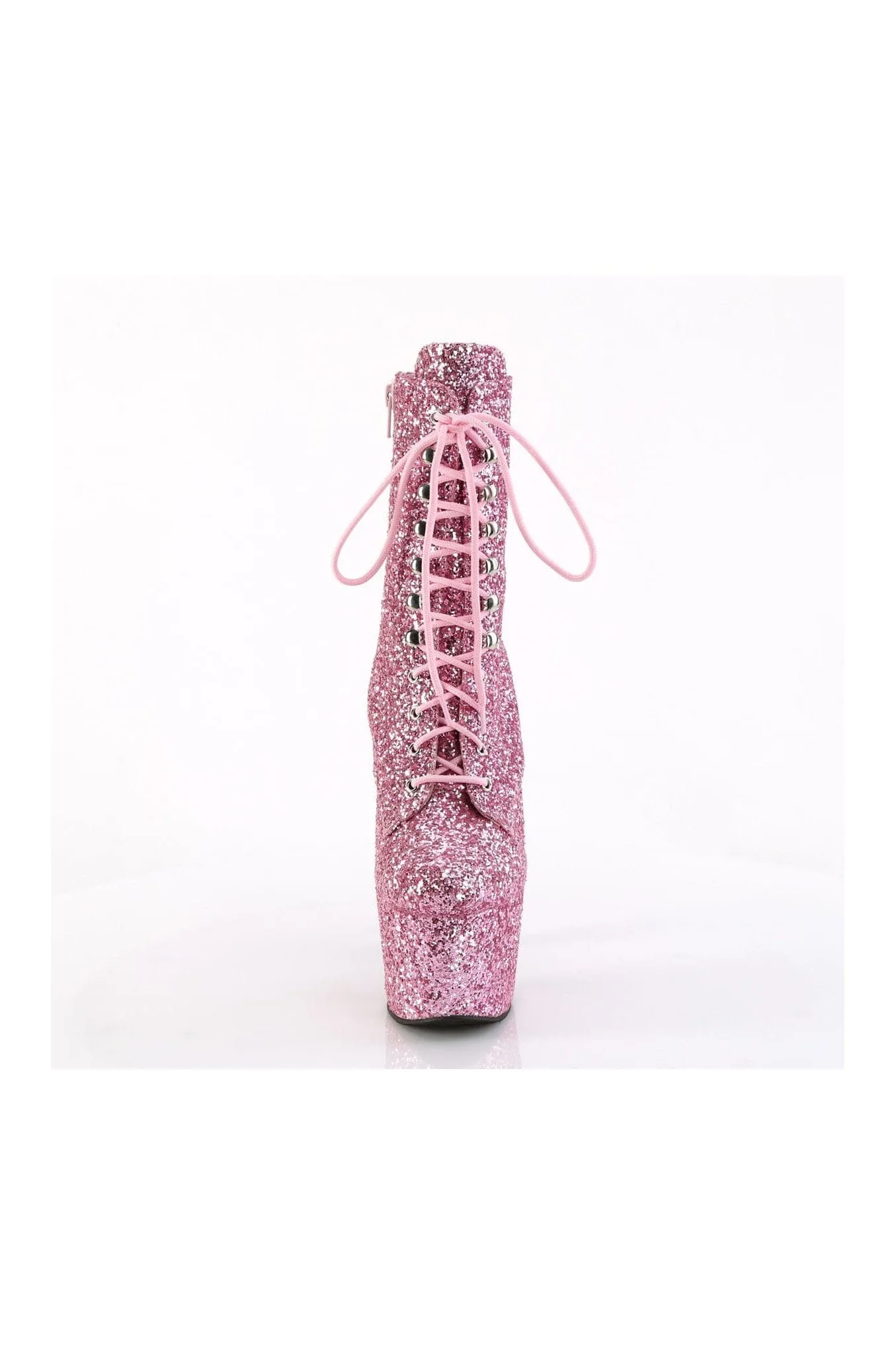 ADORE-1020GWR Pink Glitter Ankle Boot