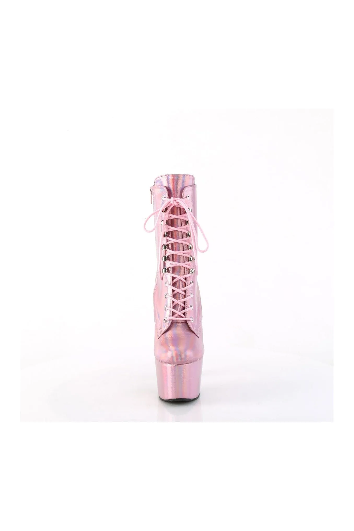 ADORE-1020HG Pink Hologram Ankle Boot