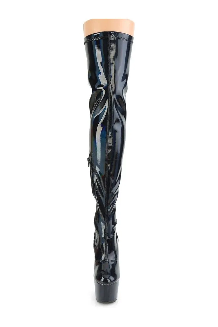 ADORE-3000HWR Exotic Boot | Black Patent