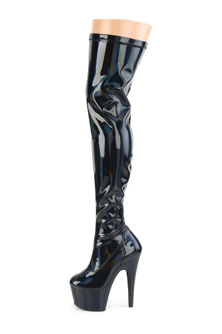 ADORE-3000HWR Exotic Boot | Black Patent