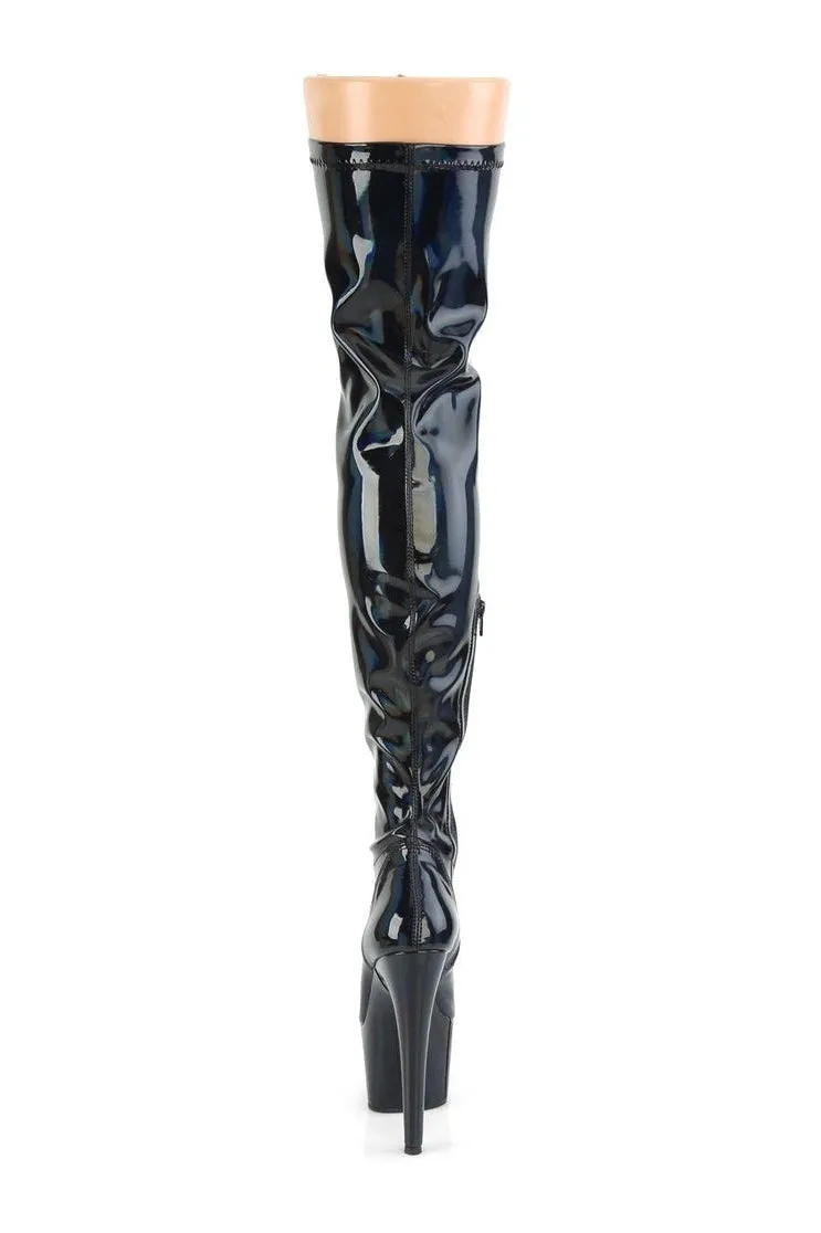 ADORE-3000HWR Exotic Boot | Black Patent