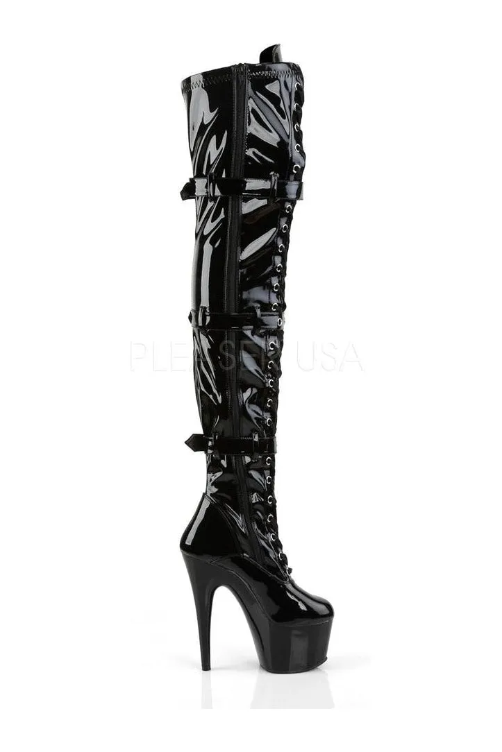 ADORE-3028 Platform Boot  | Black Patent