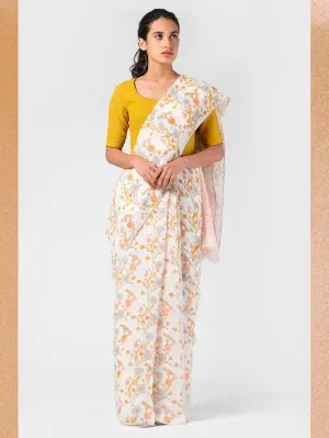 Anavila  I   essential-summer-block-printed-sari