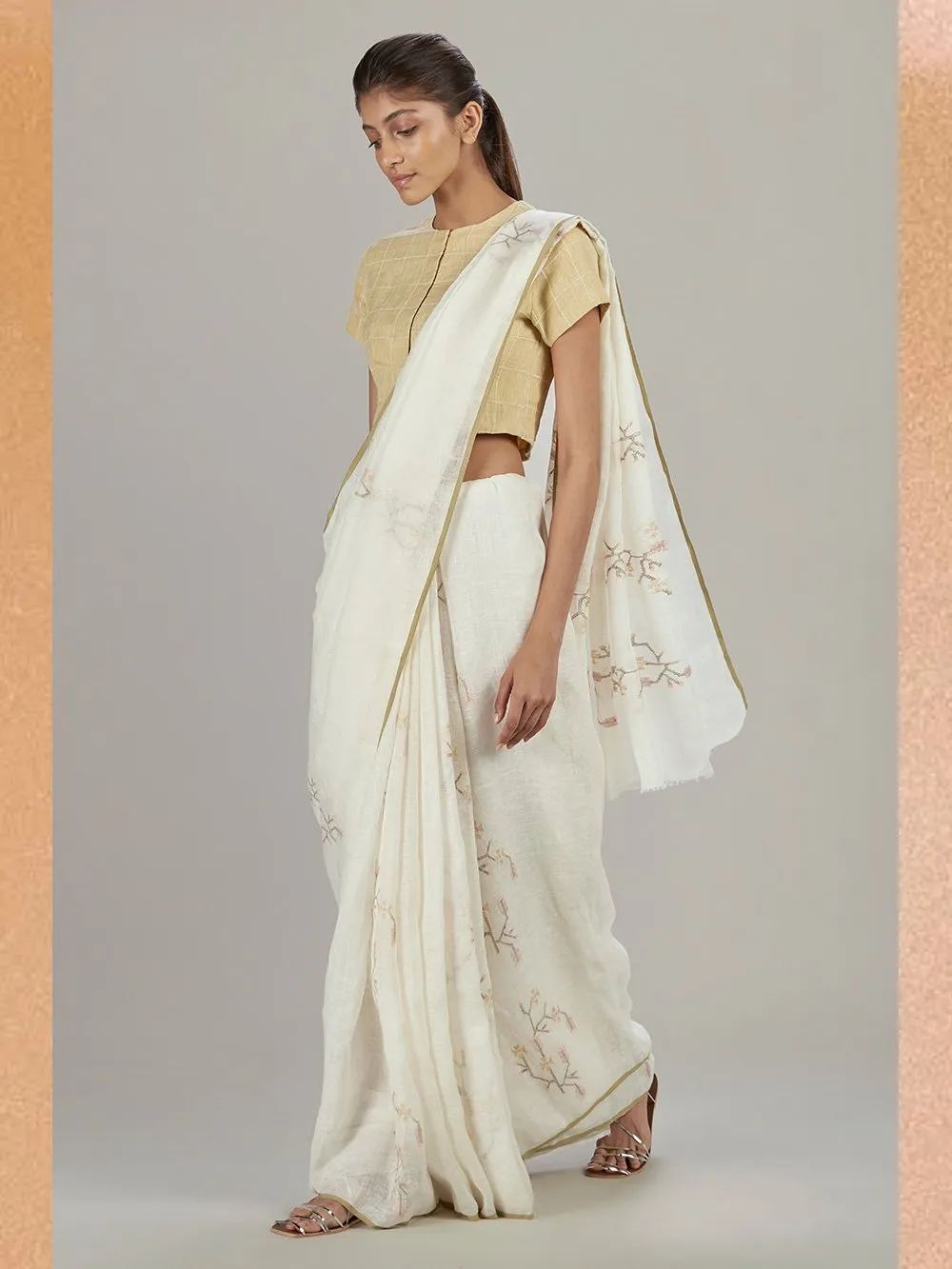 Anavila  I   summer-garden-jamdani-sari