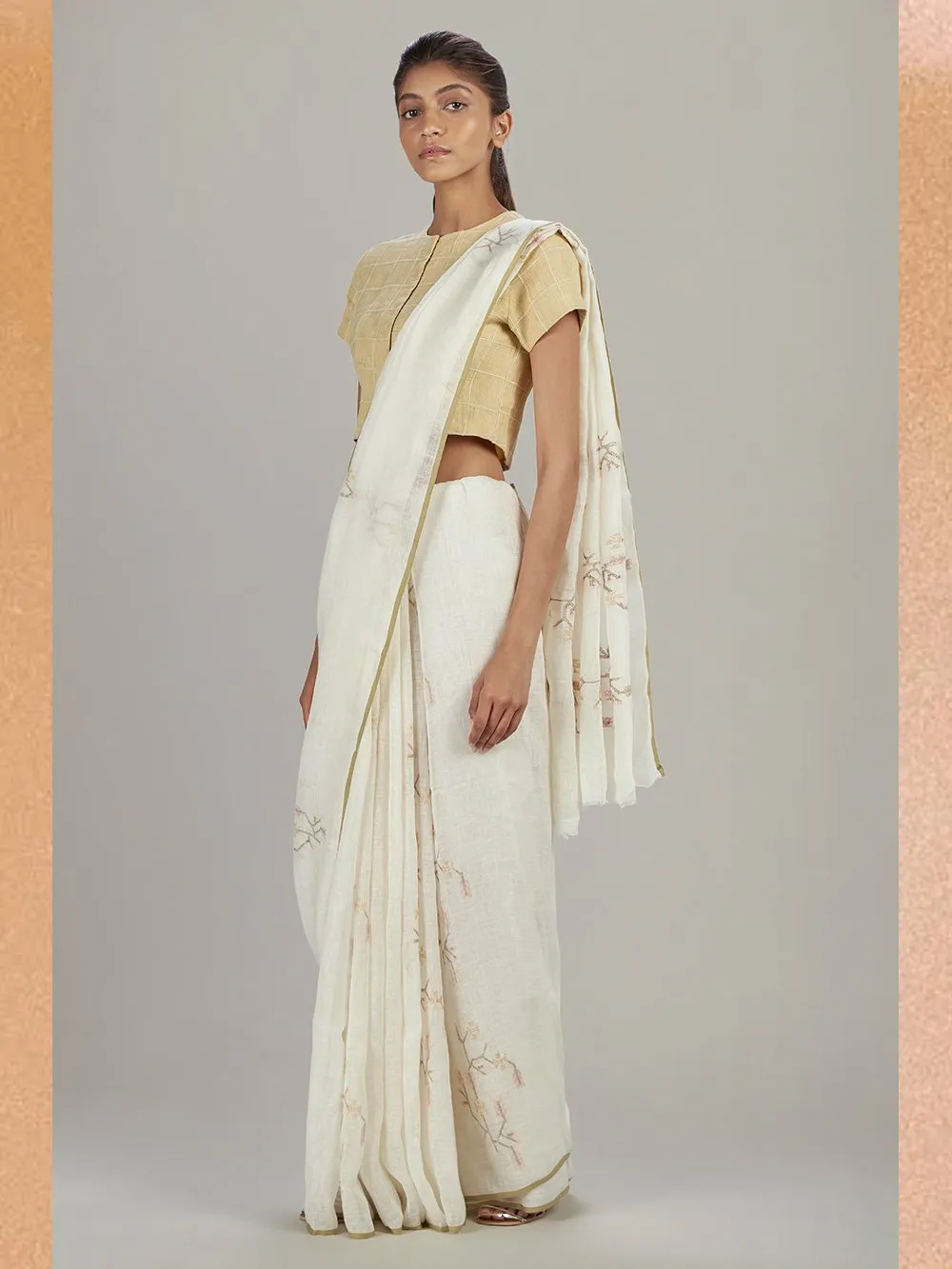 Anavila  I   summer-garden-jamdani-sari