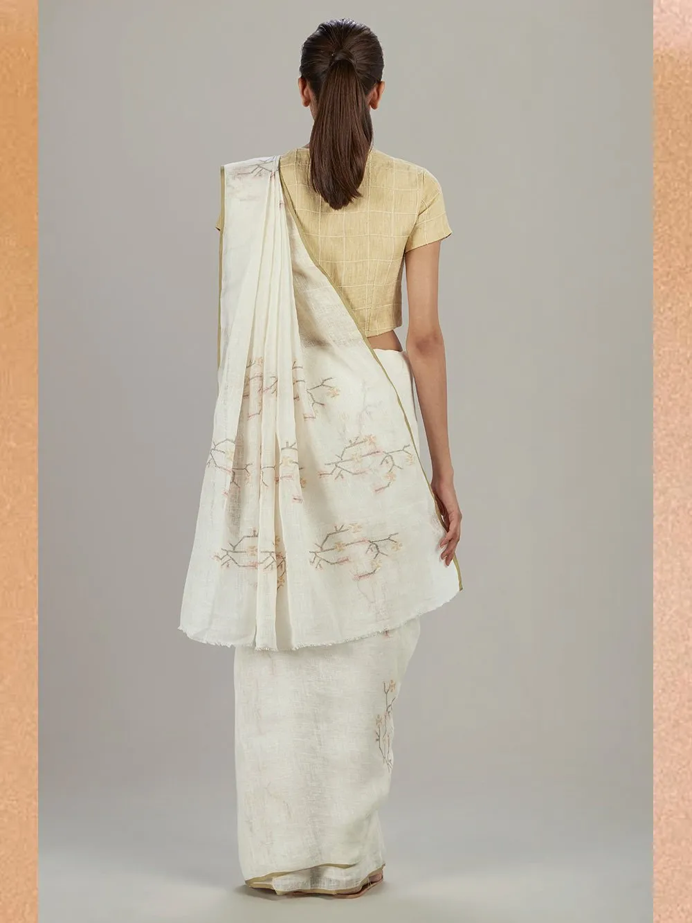 Anavila  I   summer-garden-jamdani-sari
