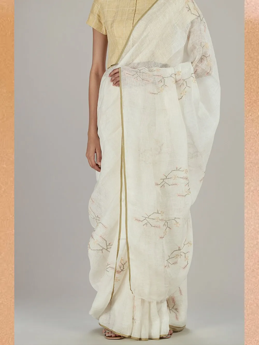 Anavila  I   summer-garden-jamdani-sari