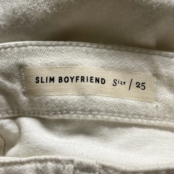Anthropologie Pilcro and the Letterpress Slim Boyfriend Distressed Jeans 25