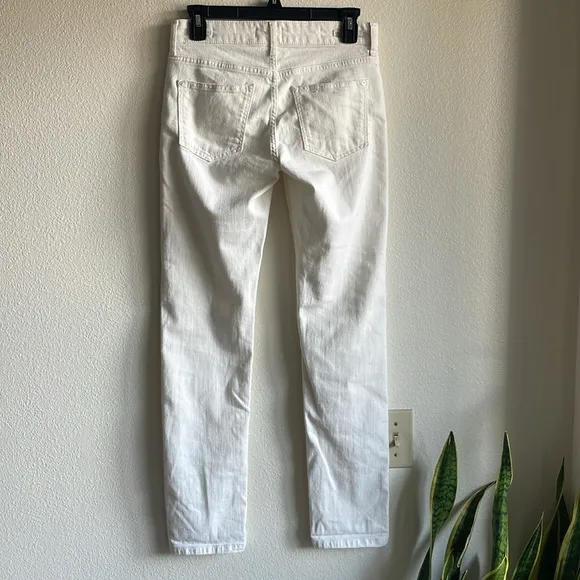 Anthropologie Pilcro and the Letterpress Slim Boyfriend Distressed Jeans 25
