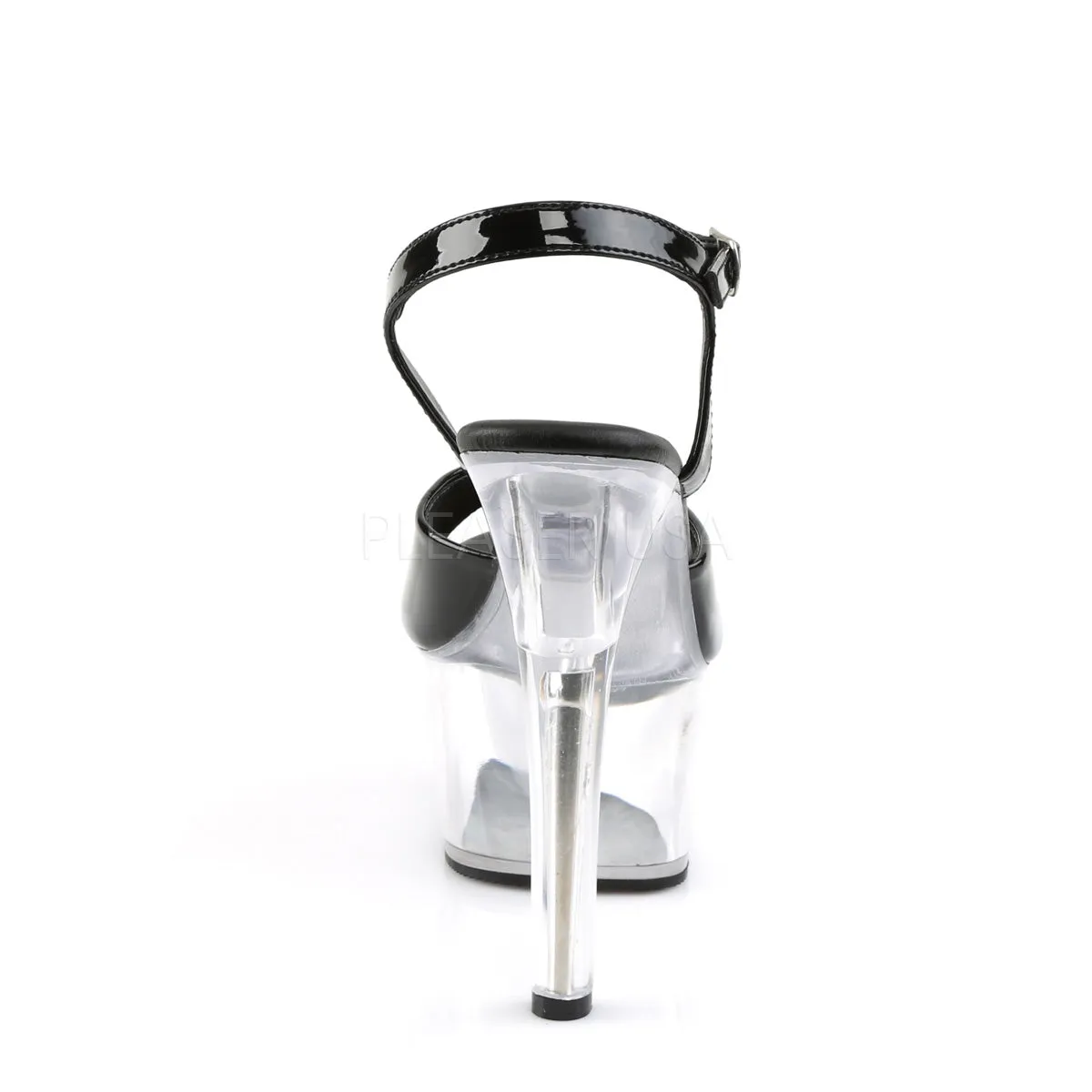 ASPIRE-609  Black Patent/Clear