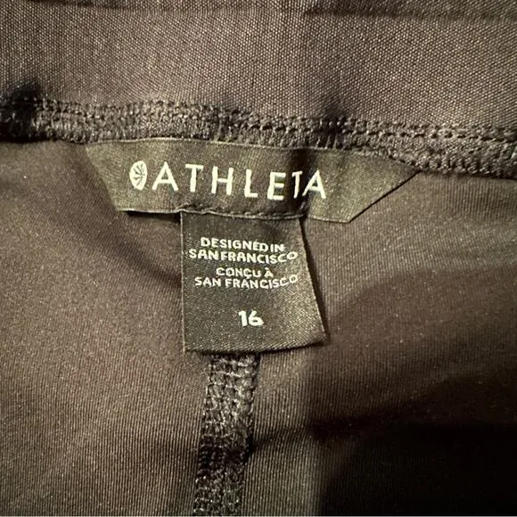 Athleta Trekkie Jupe Skort in Black Size 16 Plus NEW