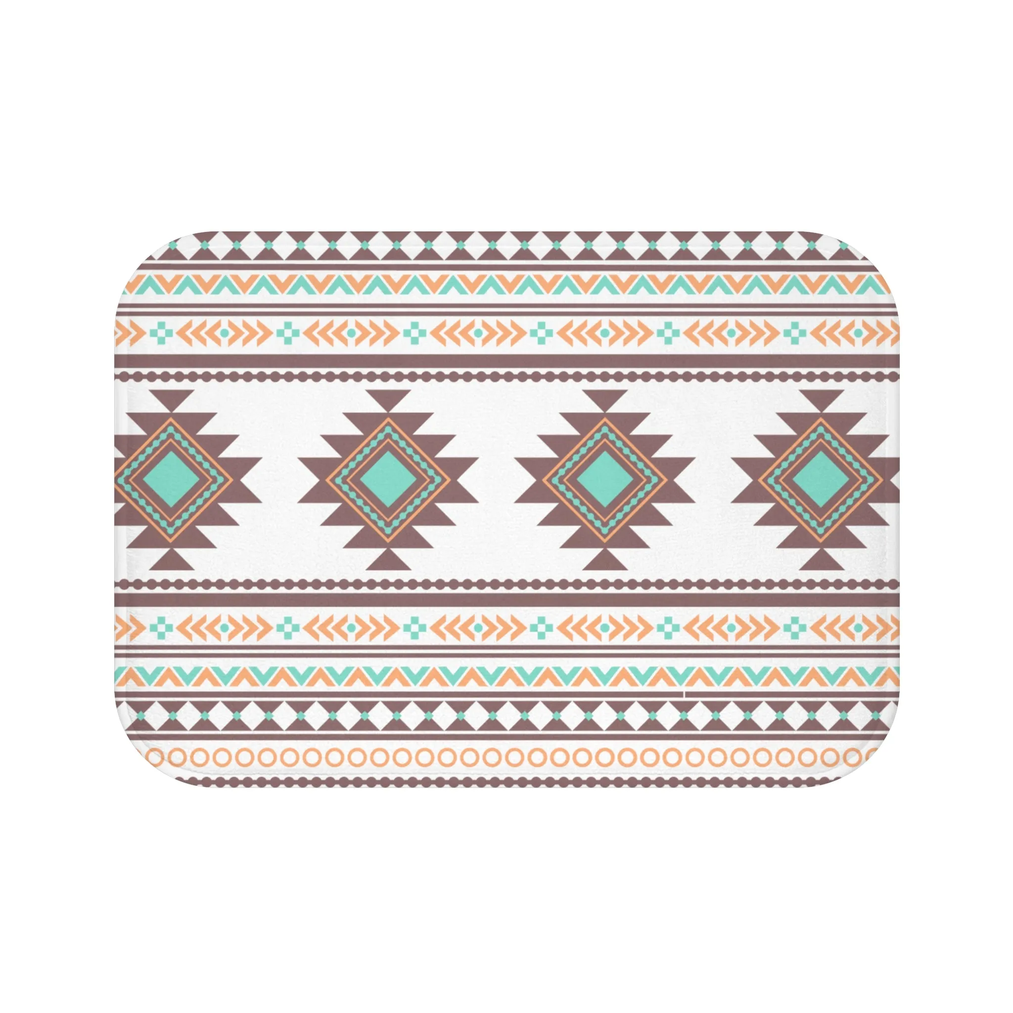 Aztec Earth Memory Foam Bath Mat