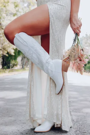 Ballerini Western Boots by Billini - White