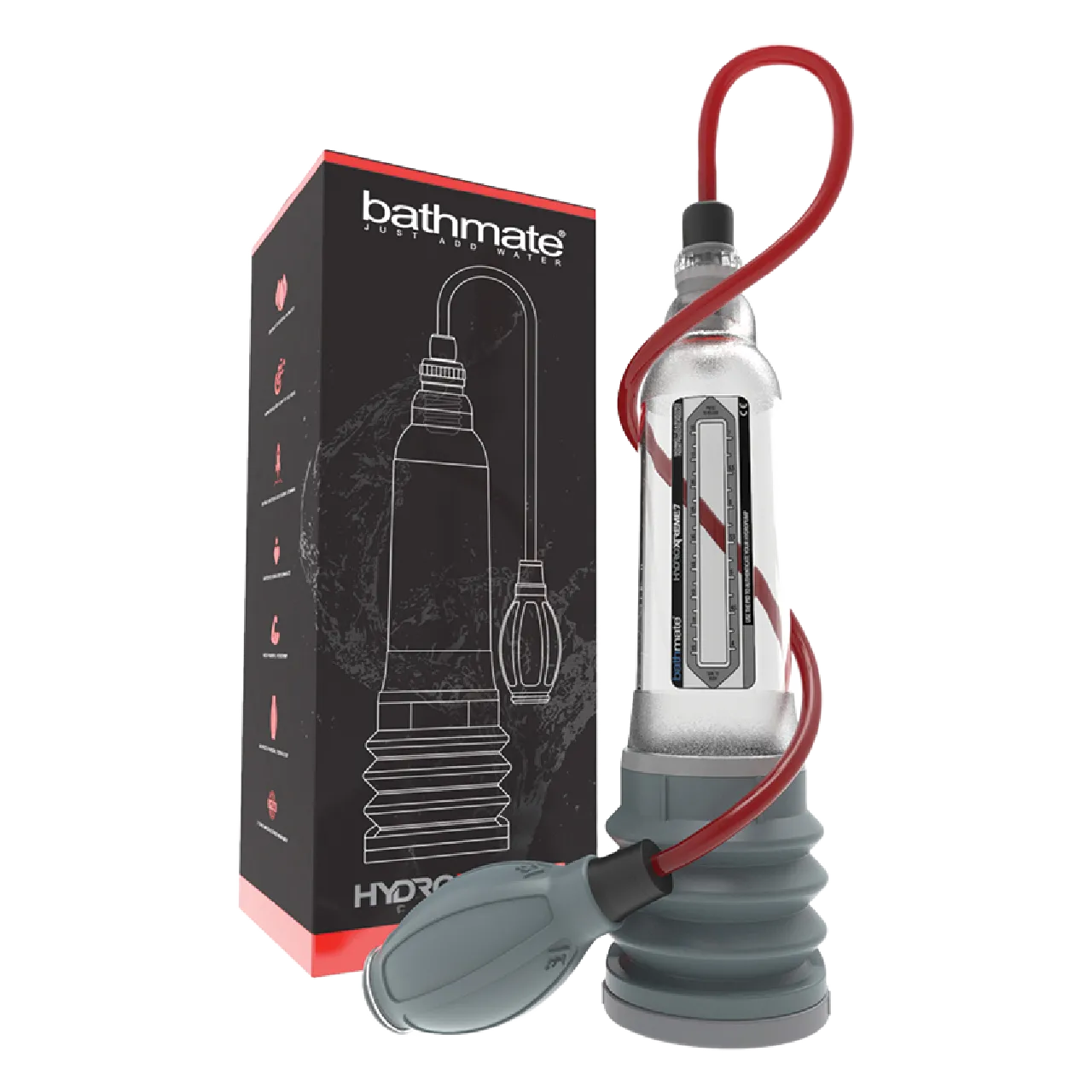Bathmate HydroXtreme7 Penis Pump - Clear