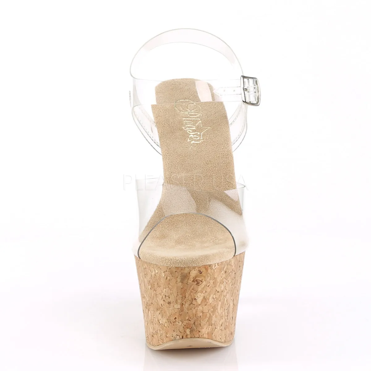 BEAU-608  Clear-Tan/Cork