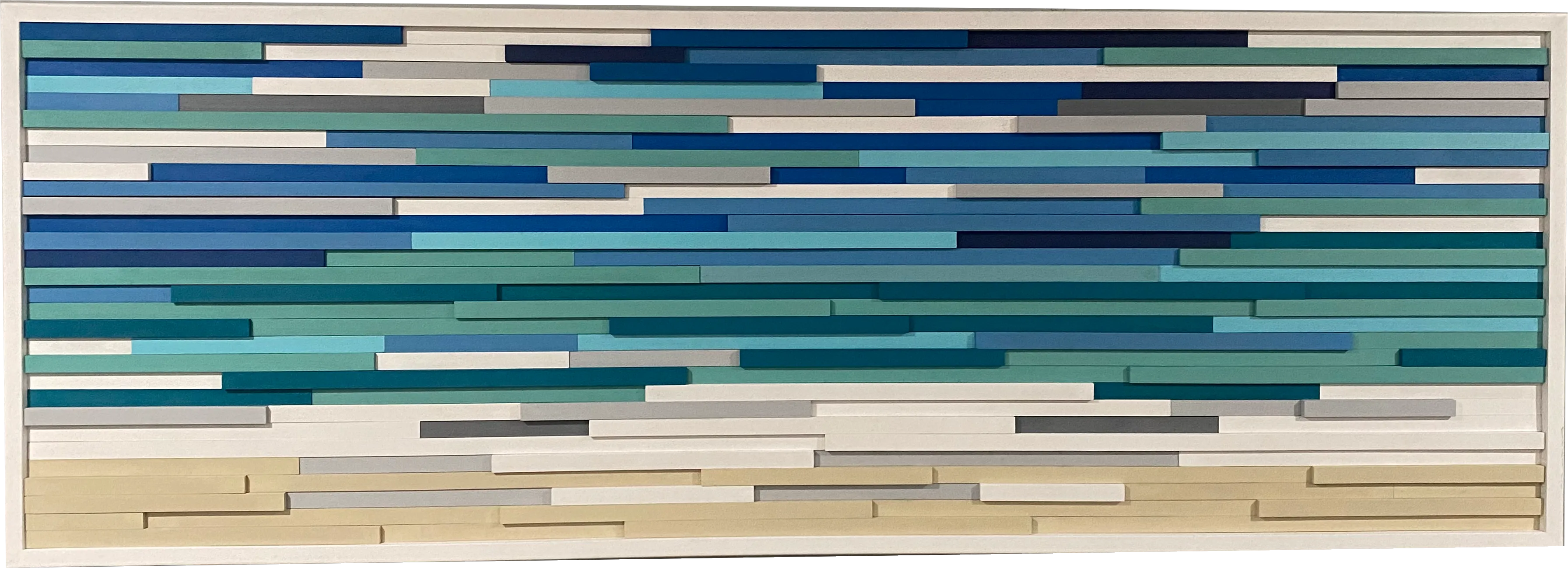 Bech Home Decor - Wood Wall Art - Modern Wall Art For Beach Home