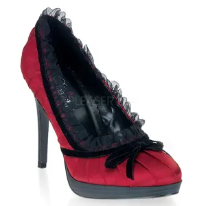 BLISS-38  Red-Black Satin
