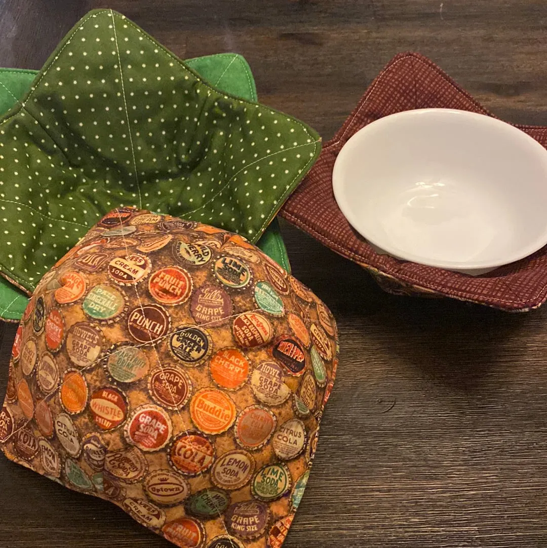 Bottle Caps Medium Bowl Cozy - Assort Liners