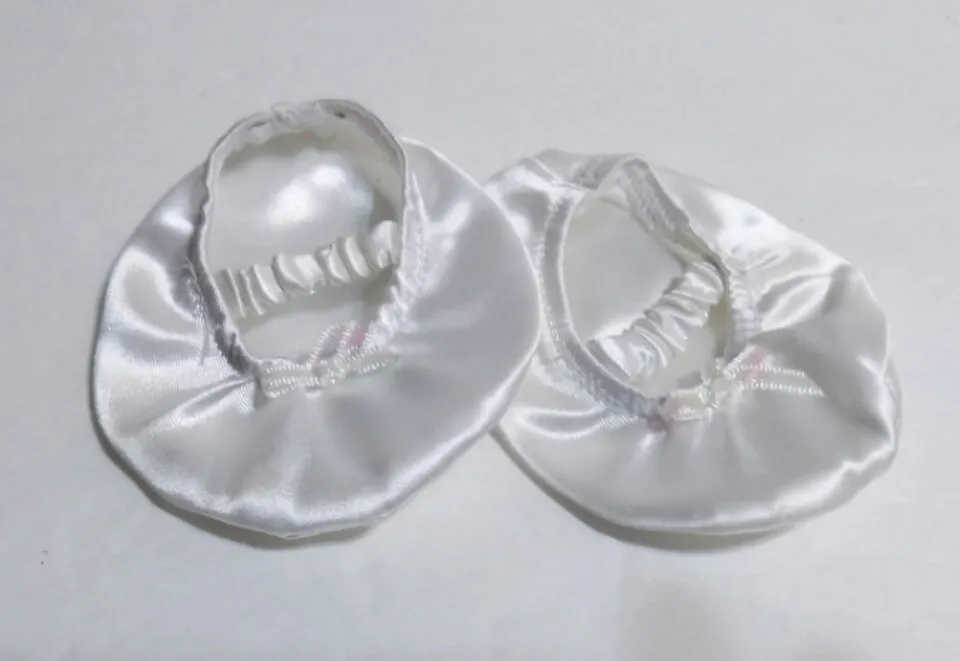 Build A Bear White Slippers