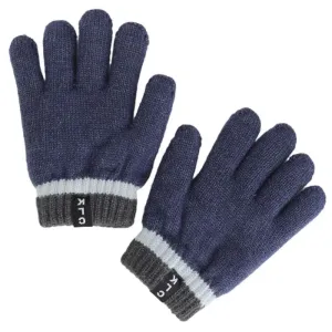 Calikids W2491 Soft Touch Knit Gloves (Blue)