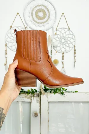 Camel Ankle Bootie