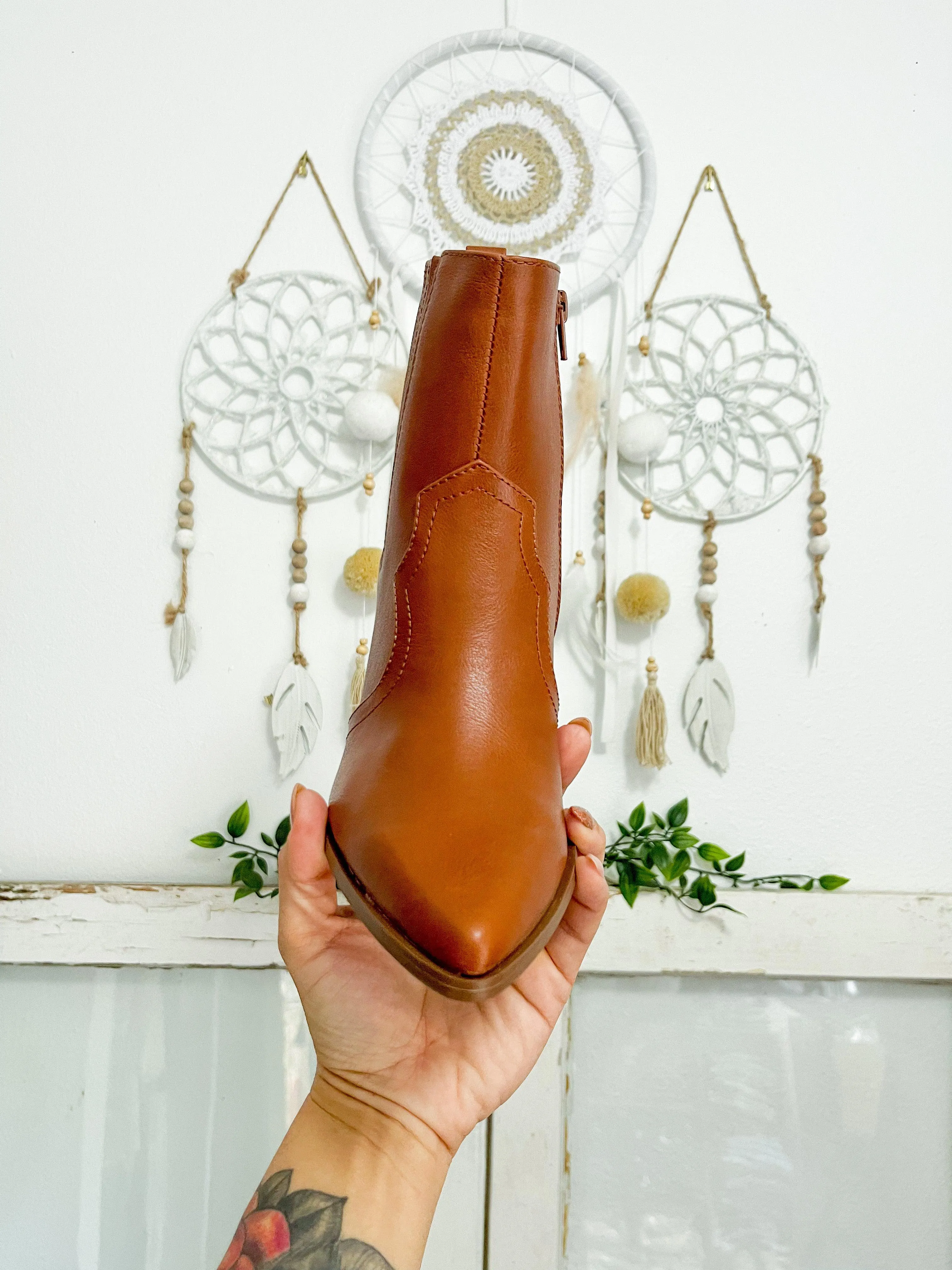 Camel Ankle Bootie