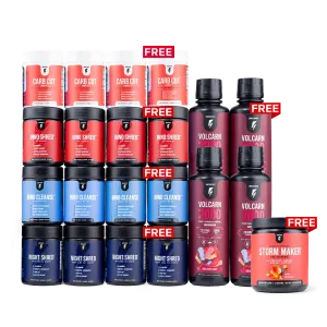 Carb Cut Shred Stack 3-Month Supply   1 Free Stack   1 Free Storm Maker