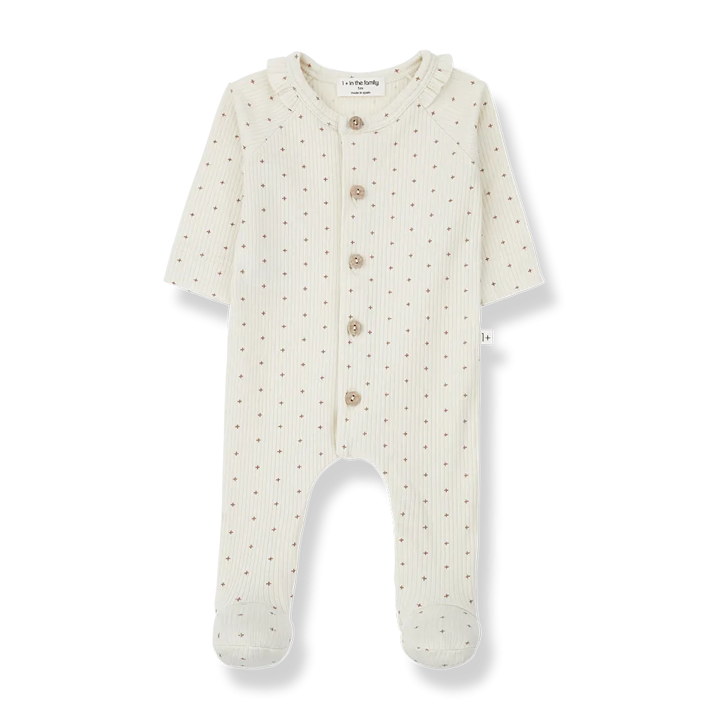 Cari ivory footie   beanie by 1   In The Family