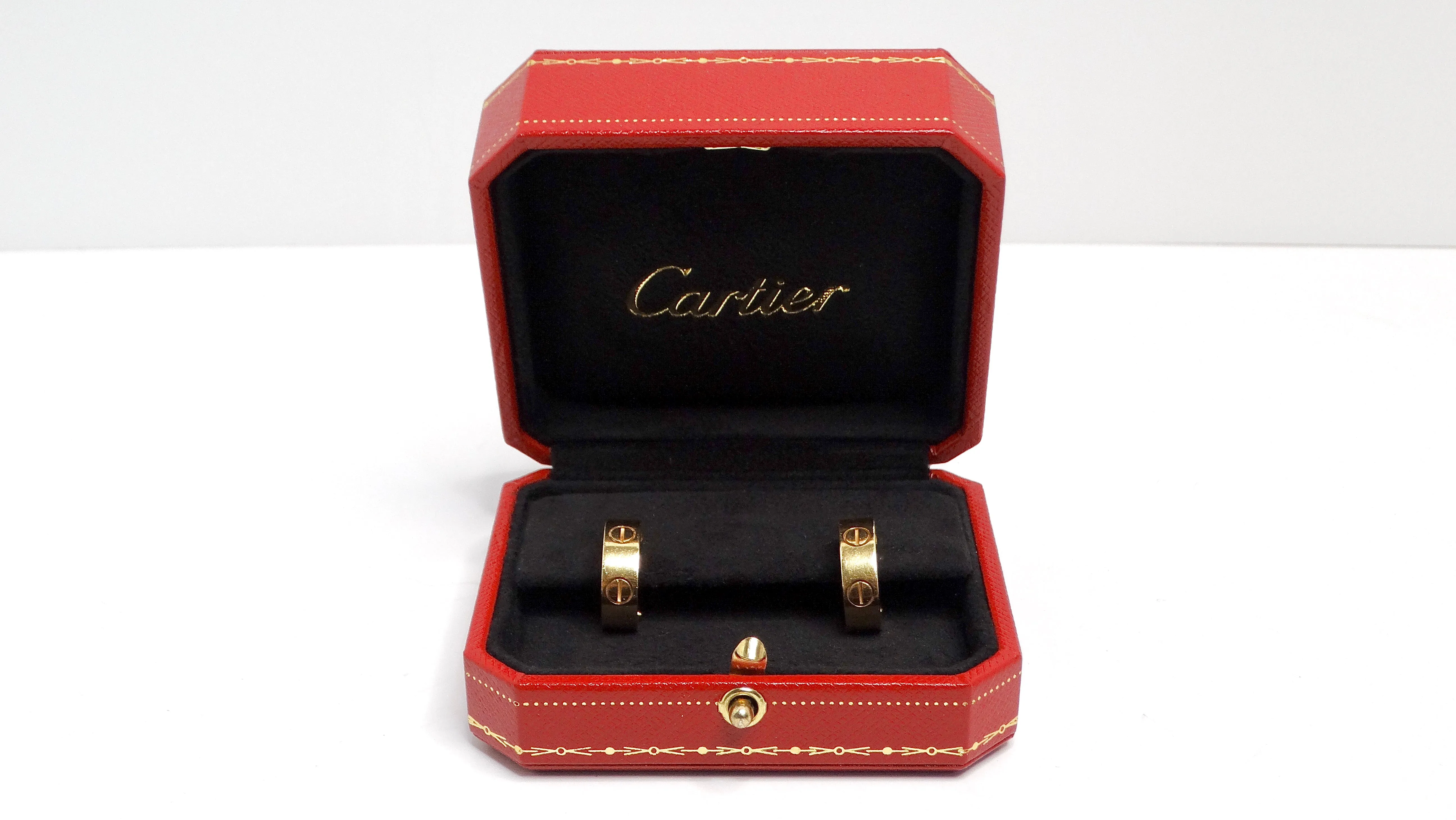 Cartier 18k Gold Love Earrings