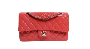 Chanel Ombre Pink Patent Leather Medium Classic