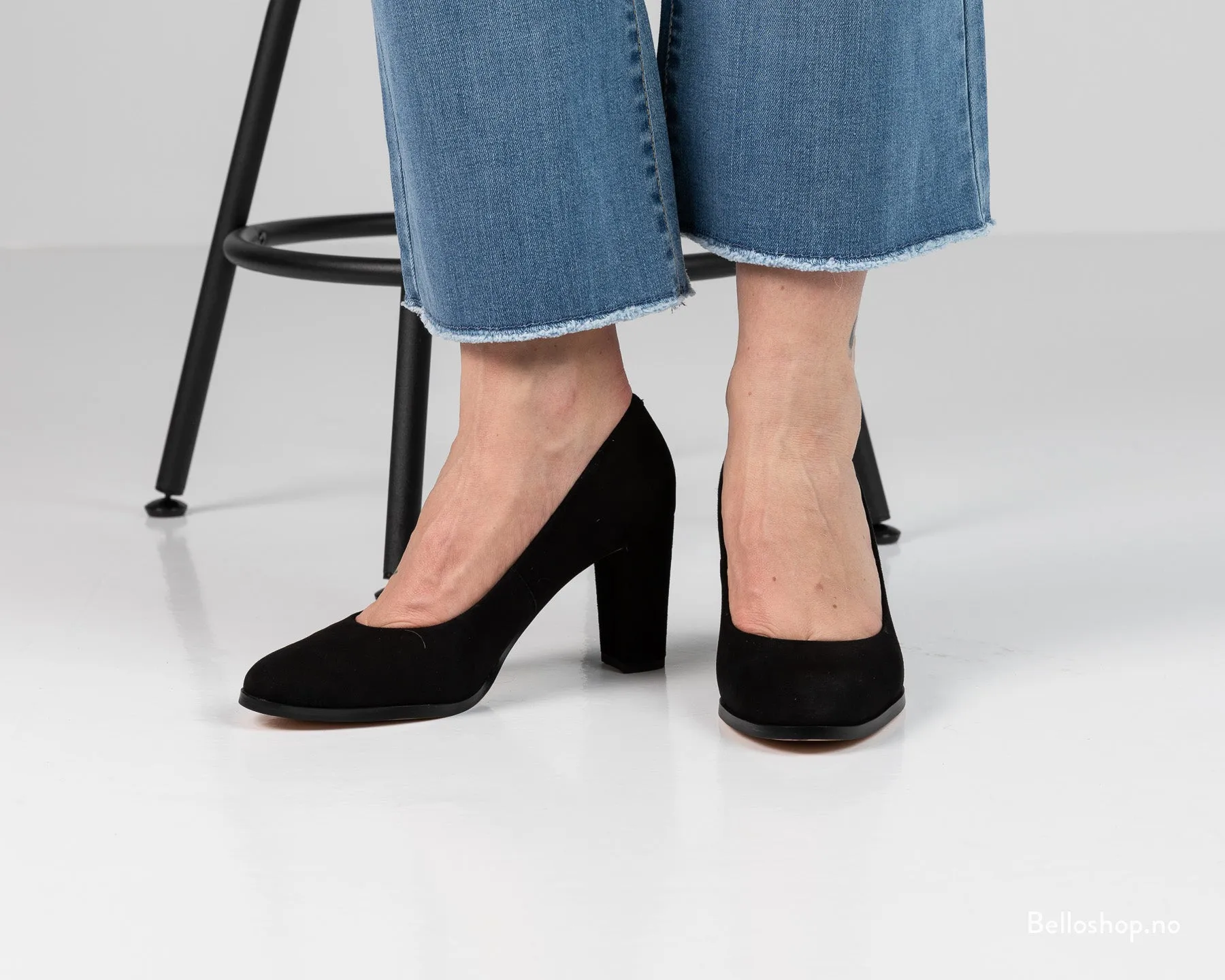 Clarks Sort semsket høy hel