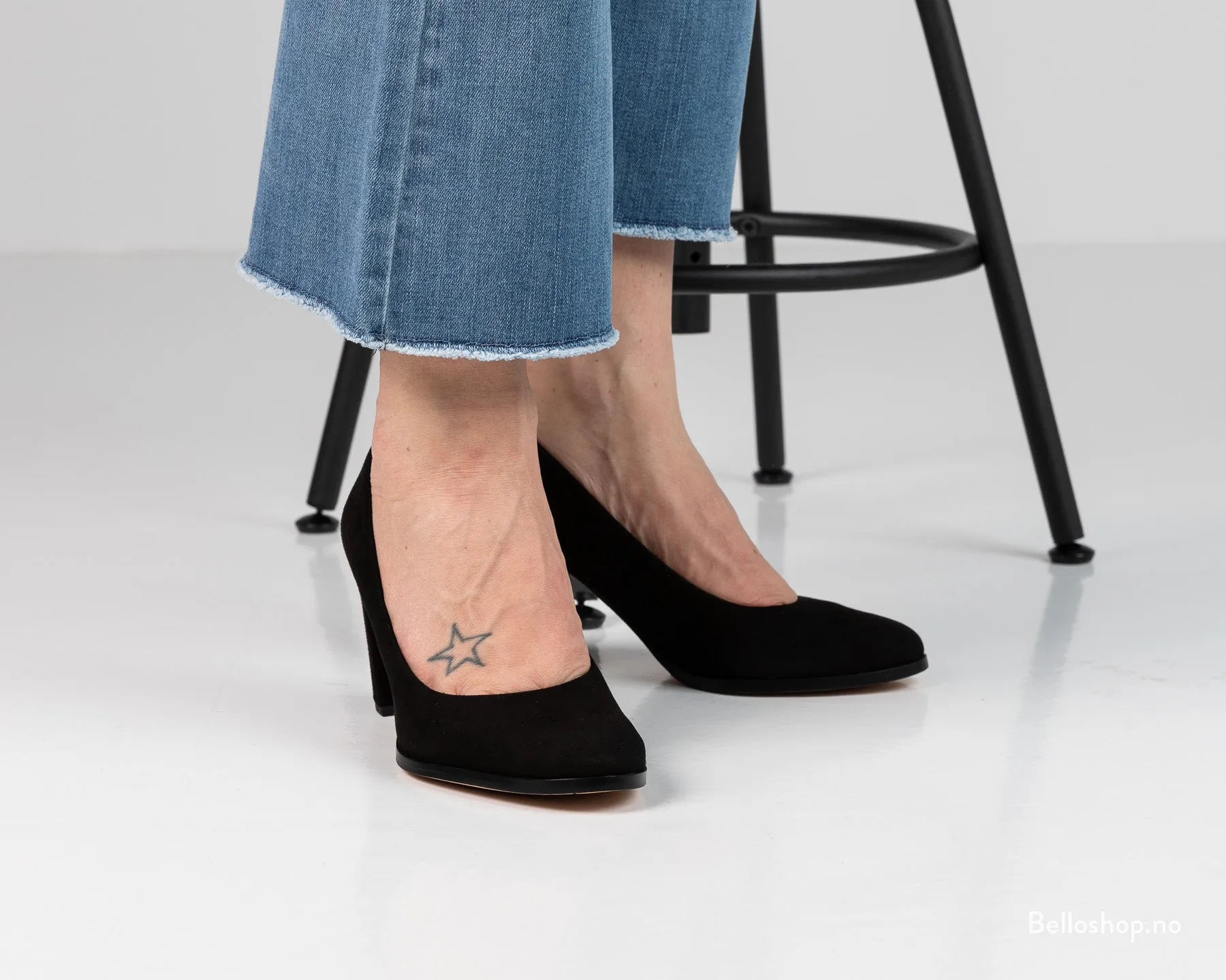 Clarks Sort semsket høy hel