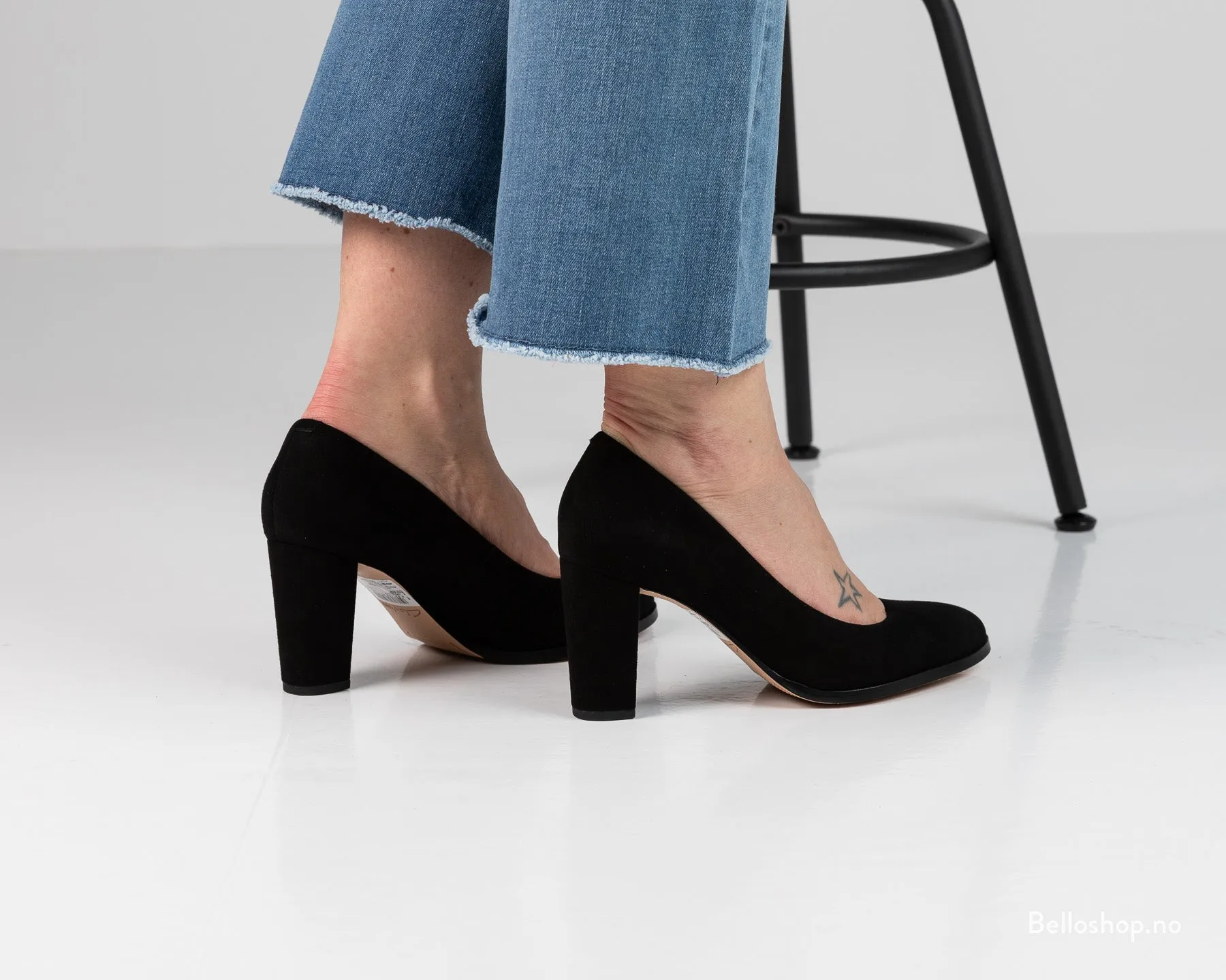Clarks Sort semsket høy hel