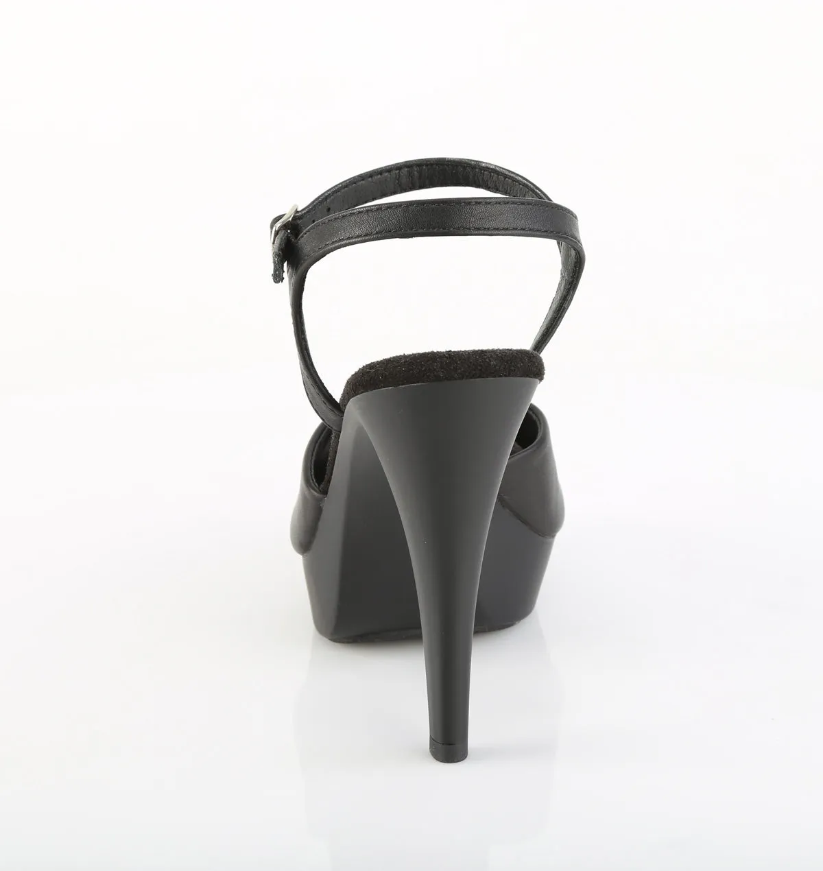 COCKTAIL-509  Black Faux Leather/Black Matte