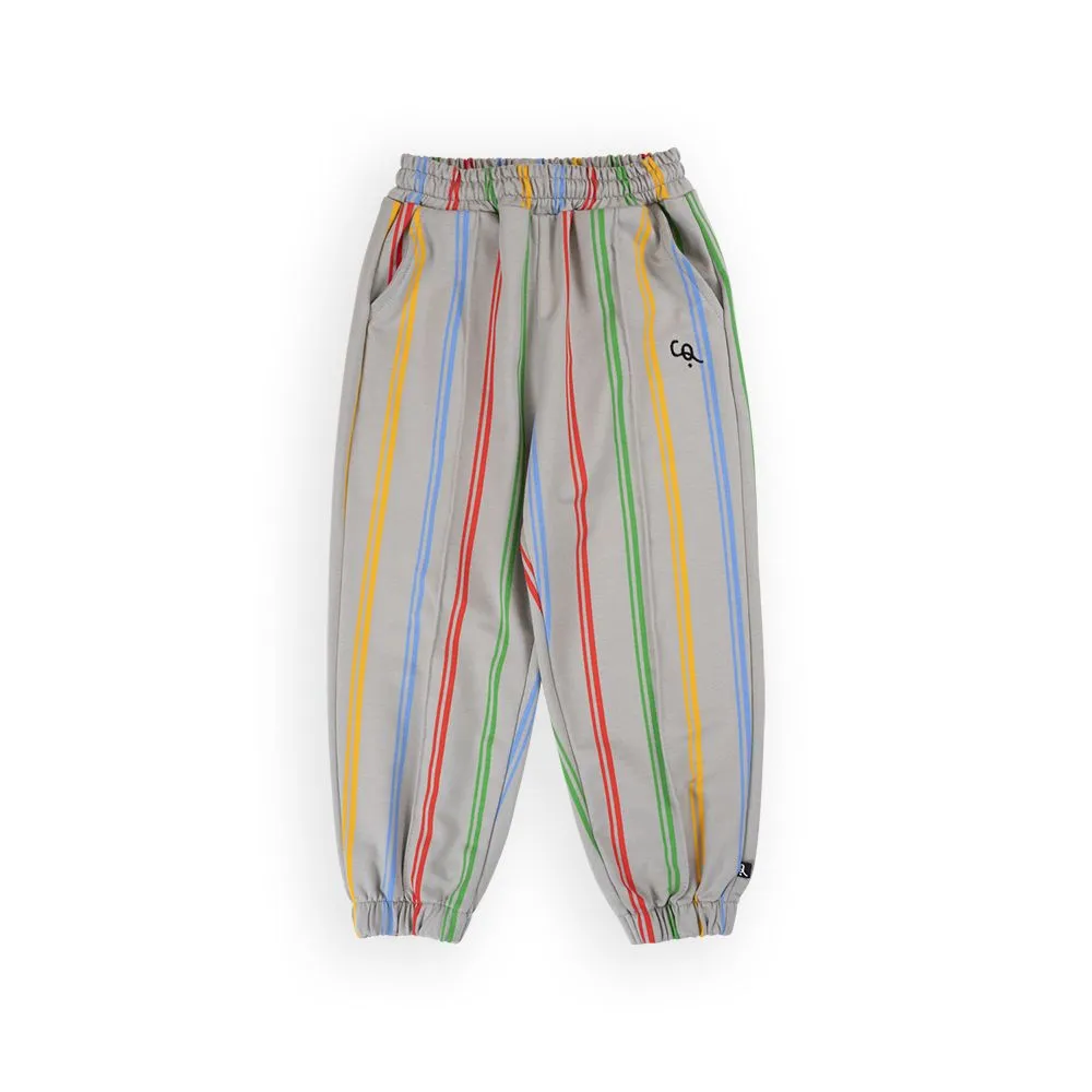 Colour Stripes Joggers - 2 Left Size 6-8 & 8-10 years