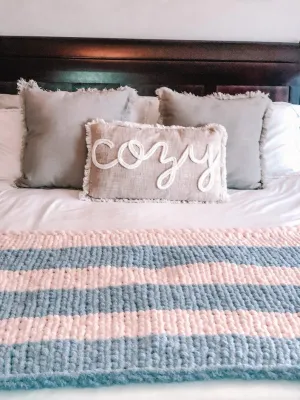 Cotton Candy Cozy Throw