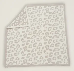 CozyChic Barefoot in the Wild Baby Blanket - Stone/Cream