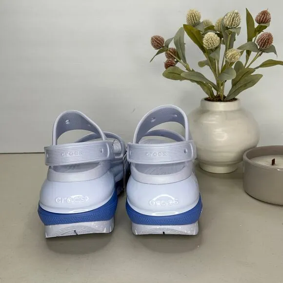Crocs Classic Mega Crush Clog Sandal Platform Dreamscape Blue Women 8/Men 6