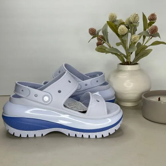 Crocs Classic Mega Crush Clog Sandal Platform Dreamscape Blue Women 8/Men 6
