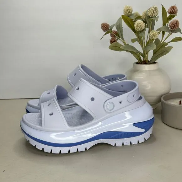Crocs Classic Mega Crush Clog Sandal Platform Dreamscape Blue Women 8/Men 6